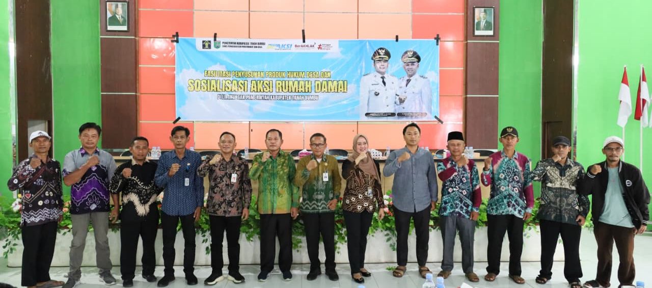 Pemkab Tanah Bumbu Gelar Sosialisasi Aksi Rumah Damai untuk Wujudkan Desa Tertib, Aman, dan Harmonis