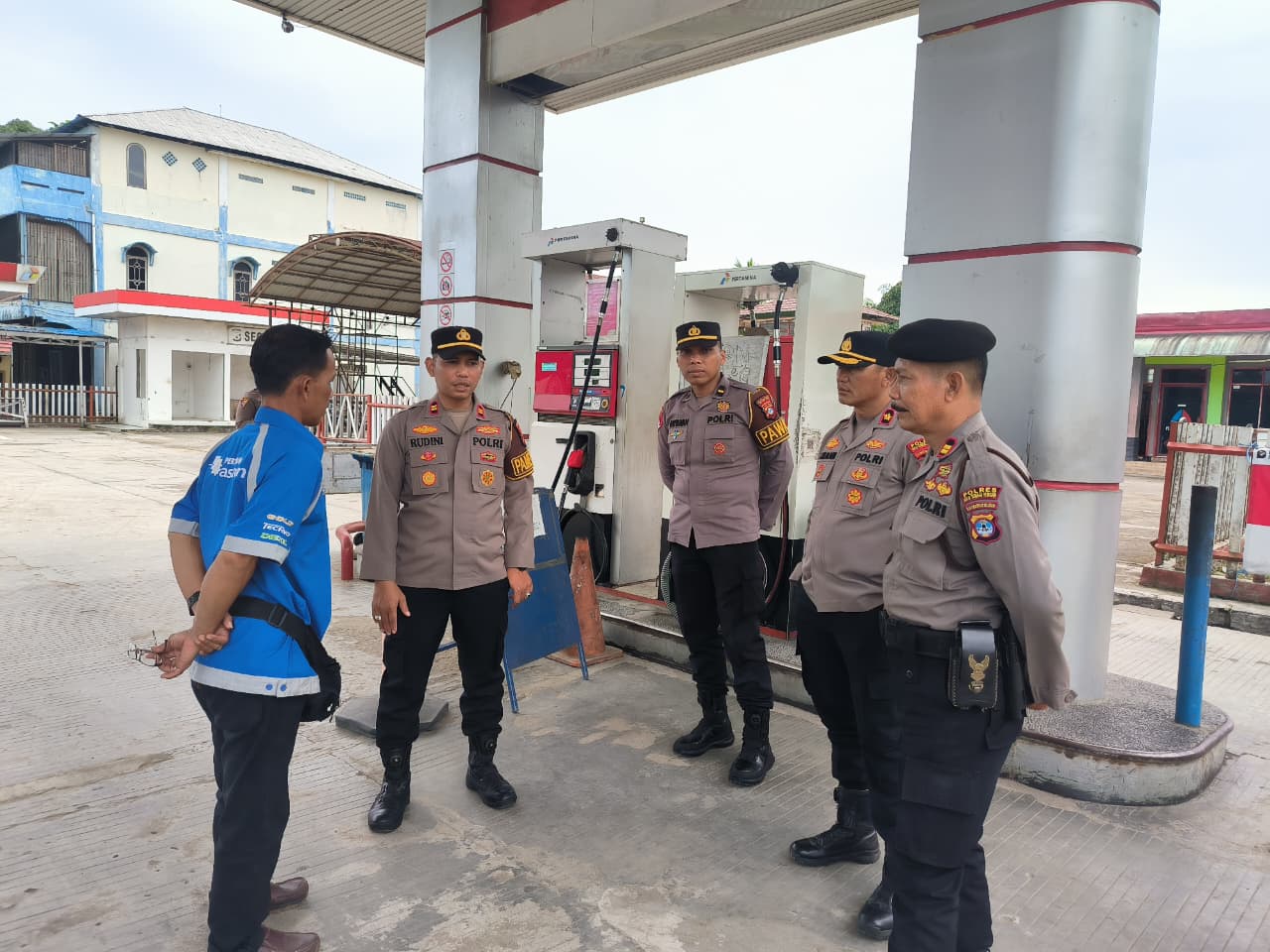 Polres HST Pantau Ketersediaan BBM di SPBU