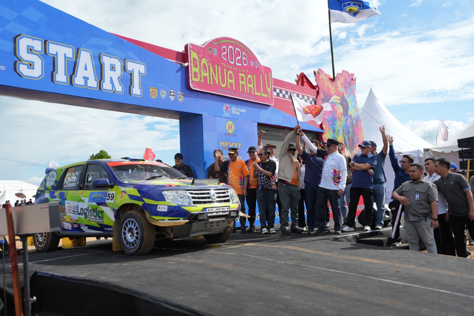 Banua Rally 2026 Digeber, Diikuti 45 Pereli Terbaik Tanah Air