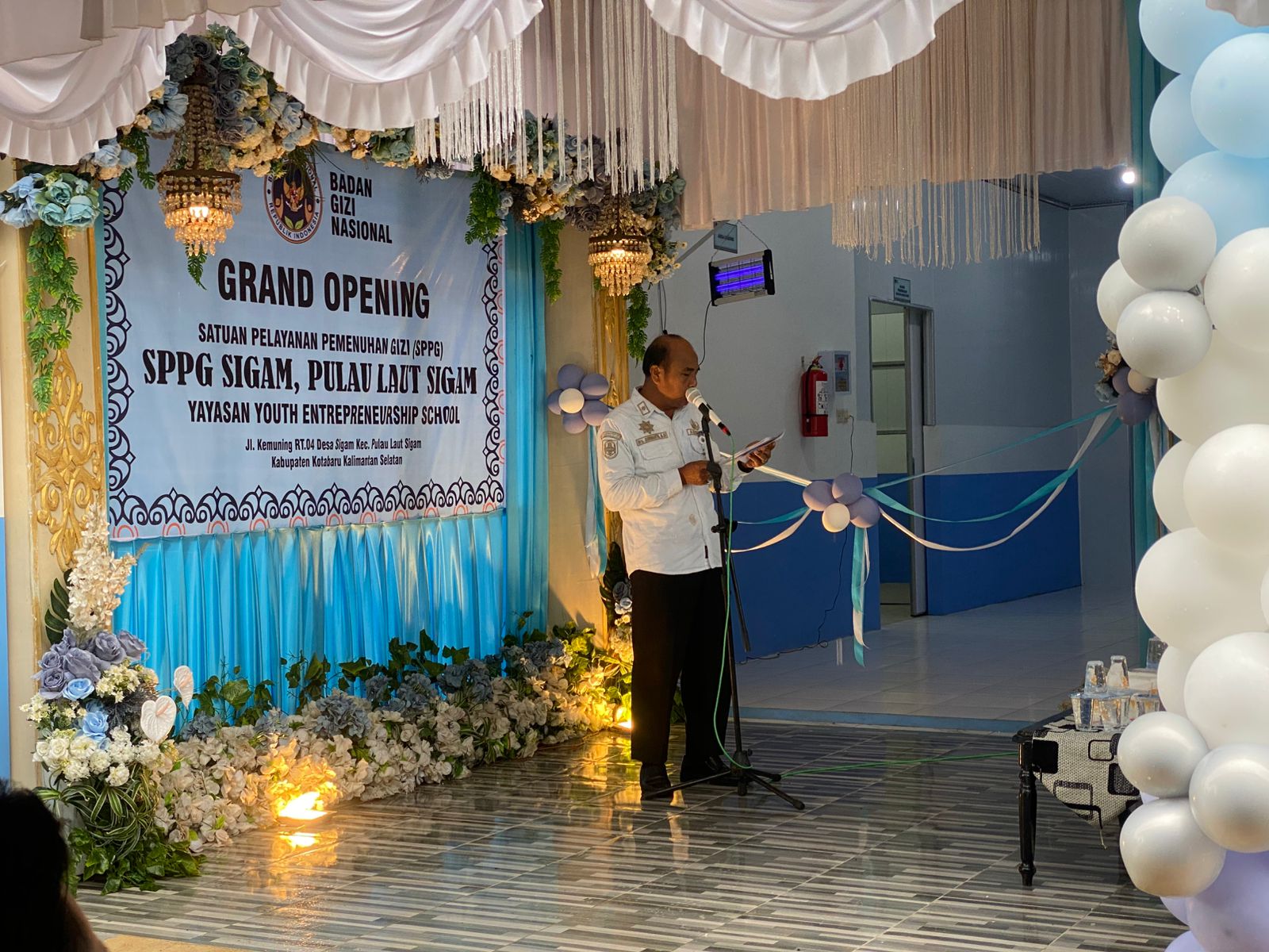 Peluncuran MBG di Pulau Laut Sigam, Pemkab Kotabaru Dorong Pemenuhan Gizi dan Generasi Sehat