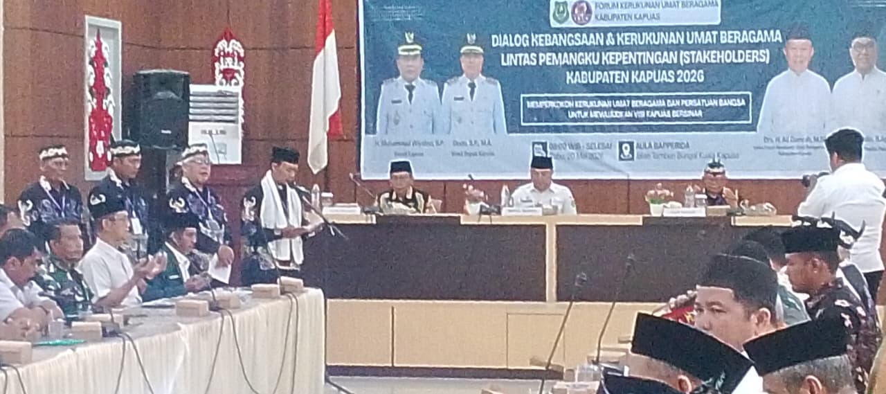 Dibuka Wakil Bupati, FKUB Kapuas Gelar Dialog Kebangsaan dan Kerukunan Umat Beragama