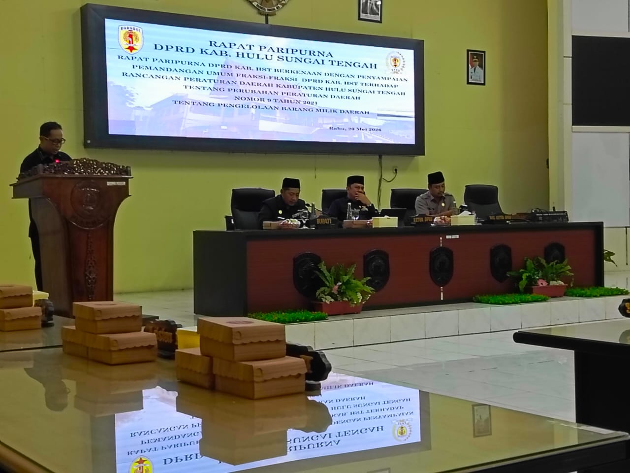 Pemkab HST Ajukan Raperda Revisi Perda Pengelolaan Barang Milik Daerah