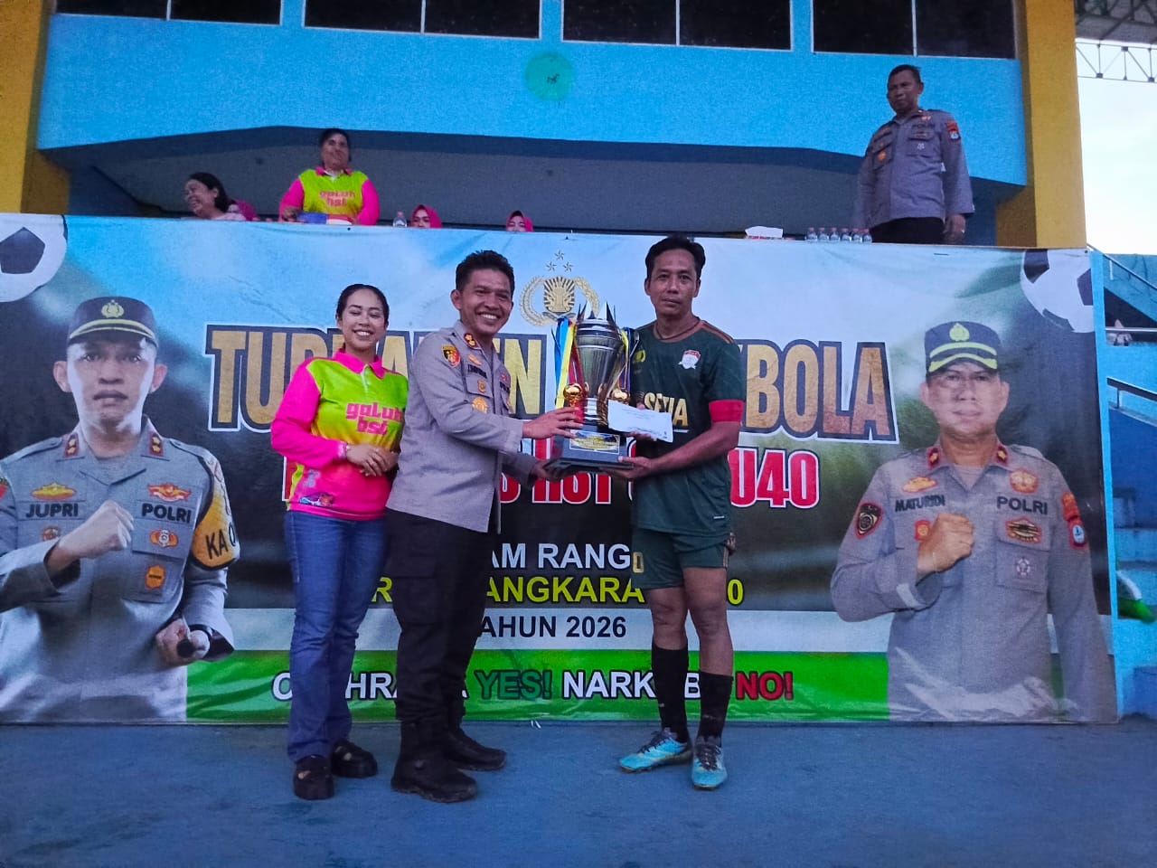 Polres Balangan Juara Turnamen Sepakbola Polres HST CUP 2026