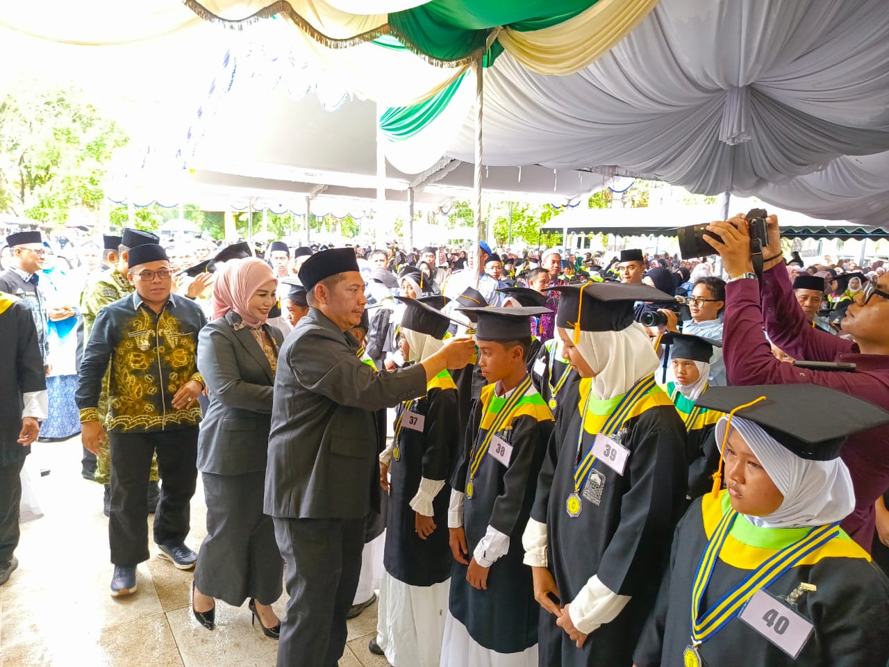 Wisuda 1.678 Santri TK Taman Pendidikan Al-Qur’an , Ini Pesan Bupati Samsul Rizal