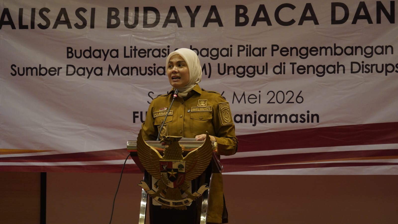 Ananda Ajak Pelajar SMP Tingkatkan Minat Baca