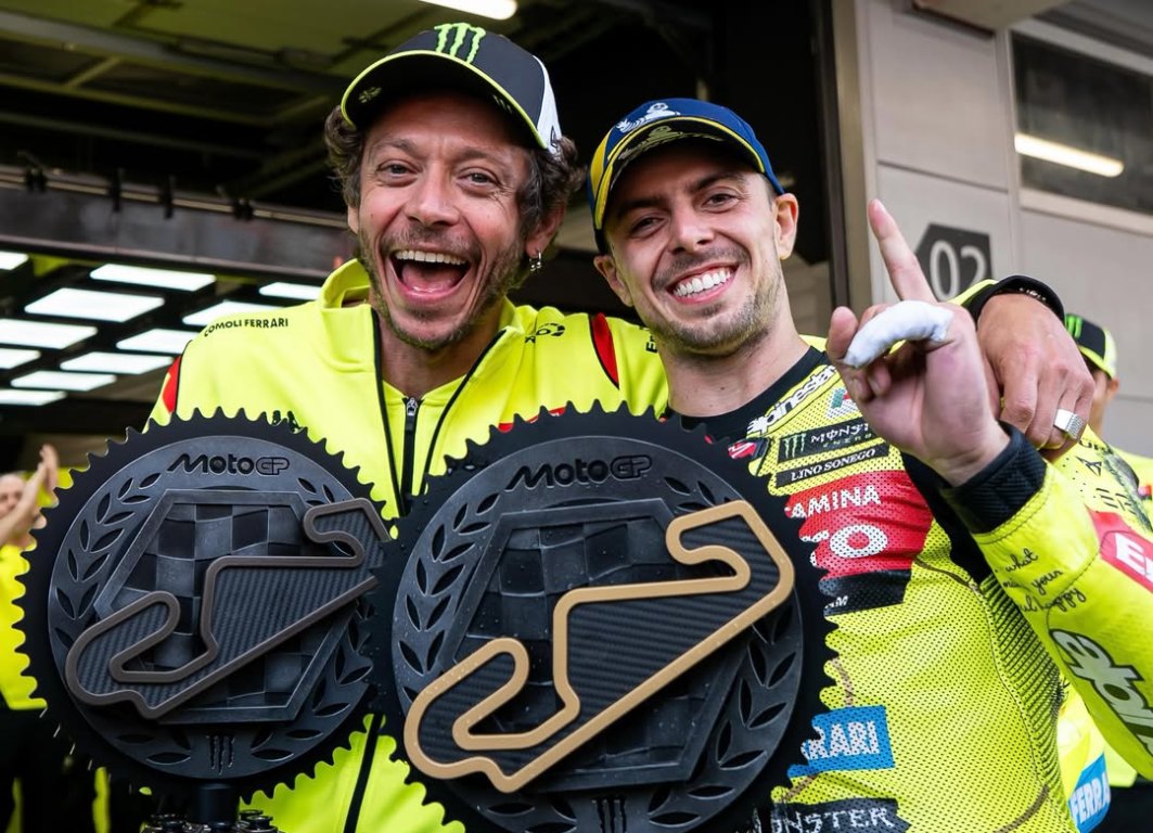 Valentino Rossi Bujuk Fabio Di Giannantonio Bertahan di Timnya Usai Menangi MotoGP Catalunya 2026