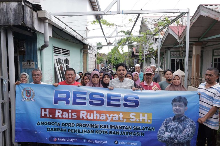 Reses di 16 Titik, Rais Ruhayat Serap Aspirasi Masyarakat Banjarmasin