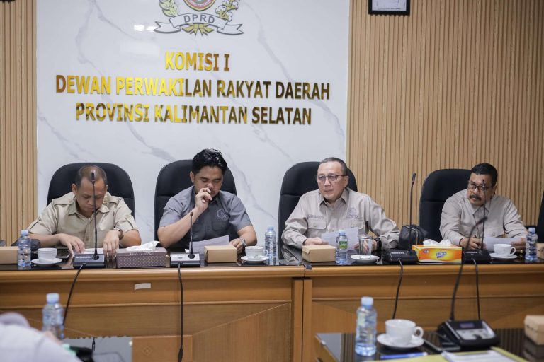 Komisi I dan Sekretariat DPRD Kalsel Sinkronkan Kebutuhan Anggaran