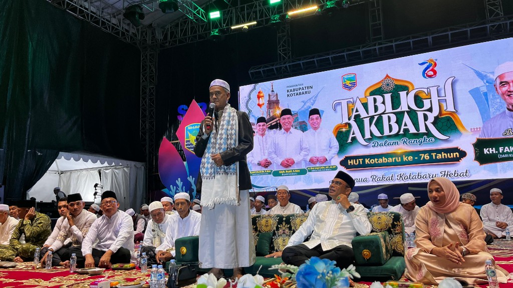 Pemkab Kotabaru Gelar Tabligh Akbar Dalam Rangka Harjad ke-76