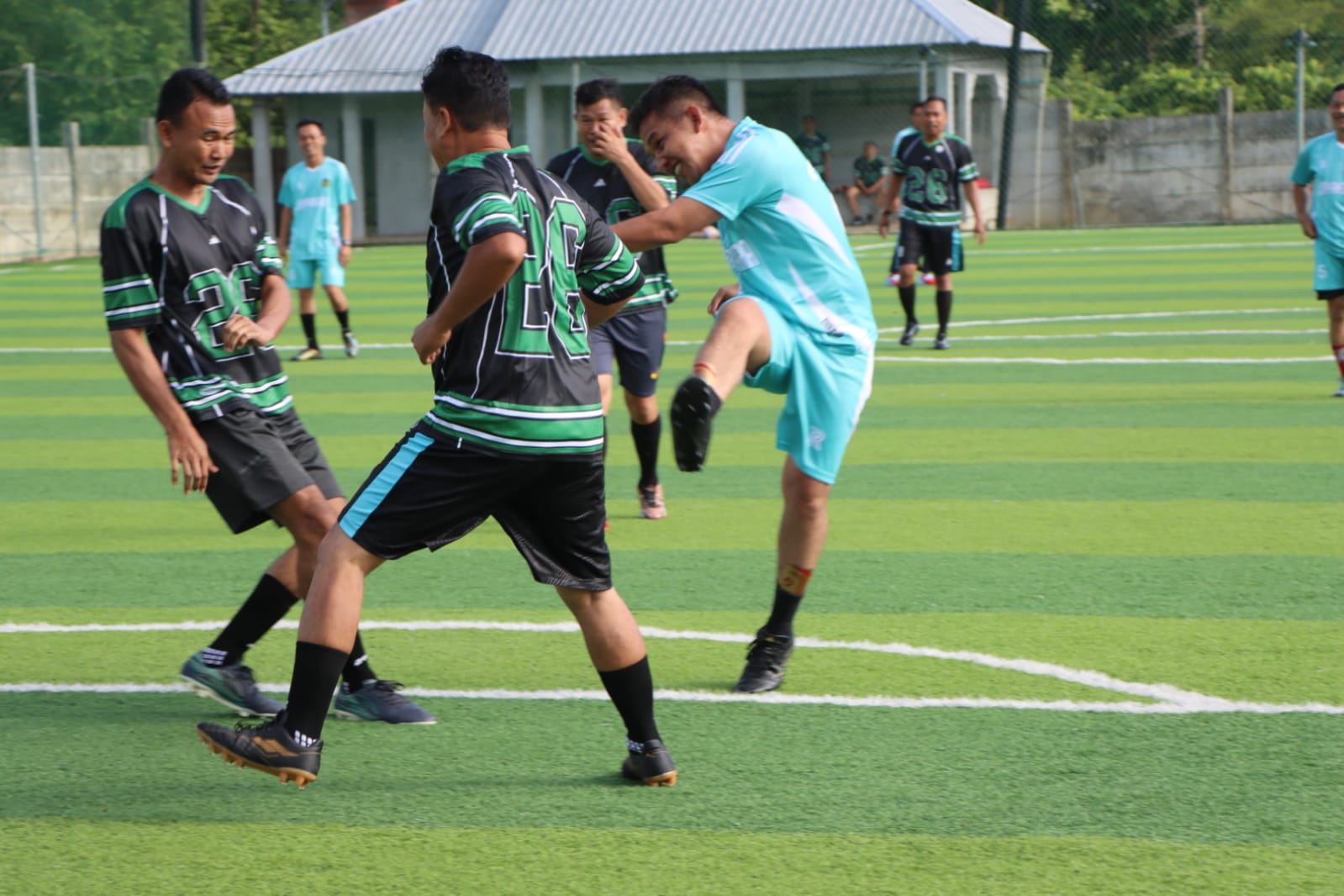 Kapolres HST Resmi Membuka Pertandingan Mini Soccer Semarakkan Hari Bhayangkara ke-80