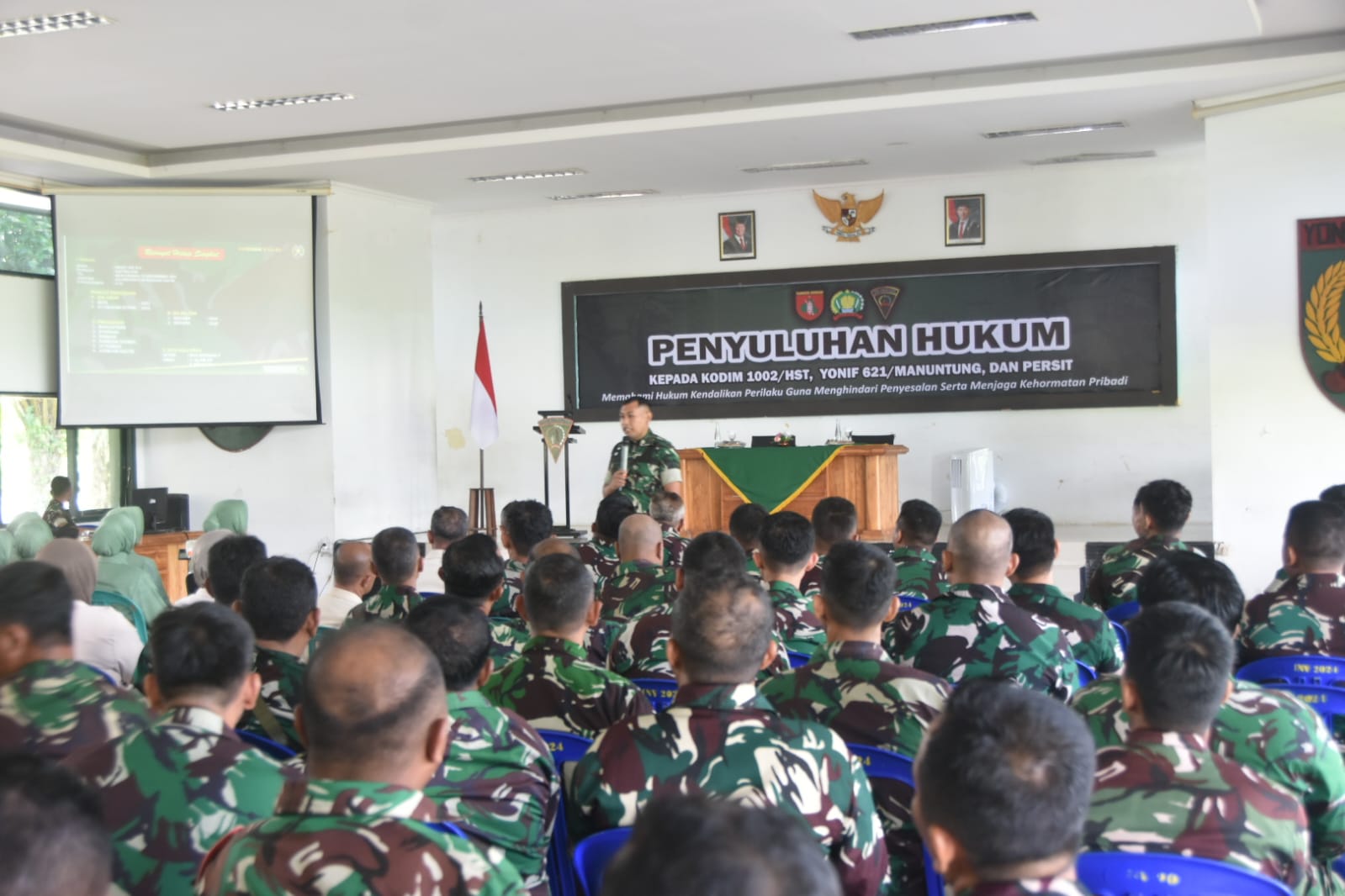 Cegah Pelanggaran Hukum, Kumdam XXII/TB Sosialisasikan Hukum Disiplin dan ITE