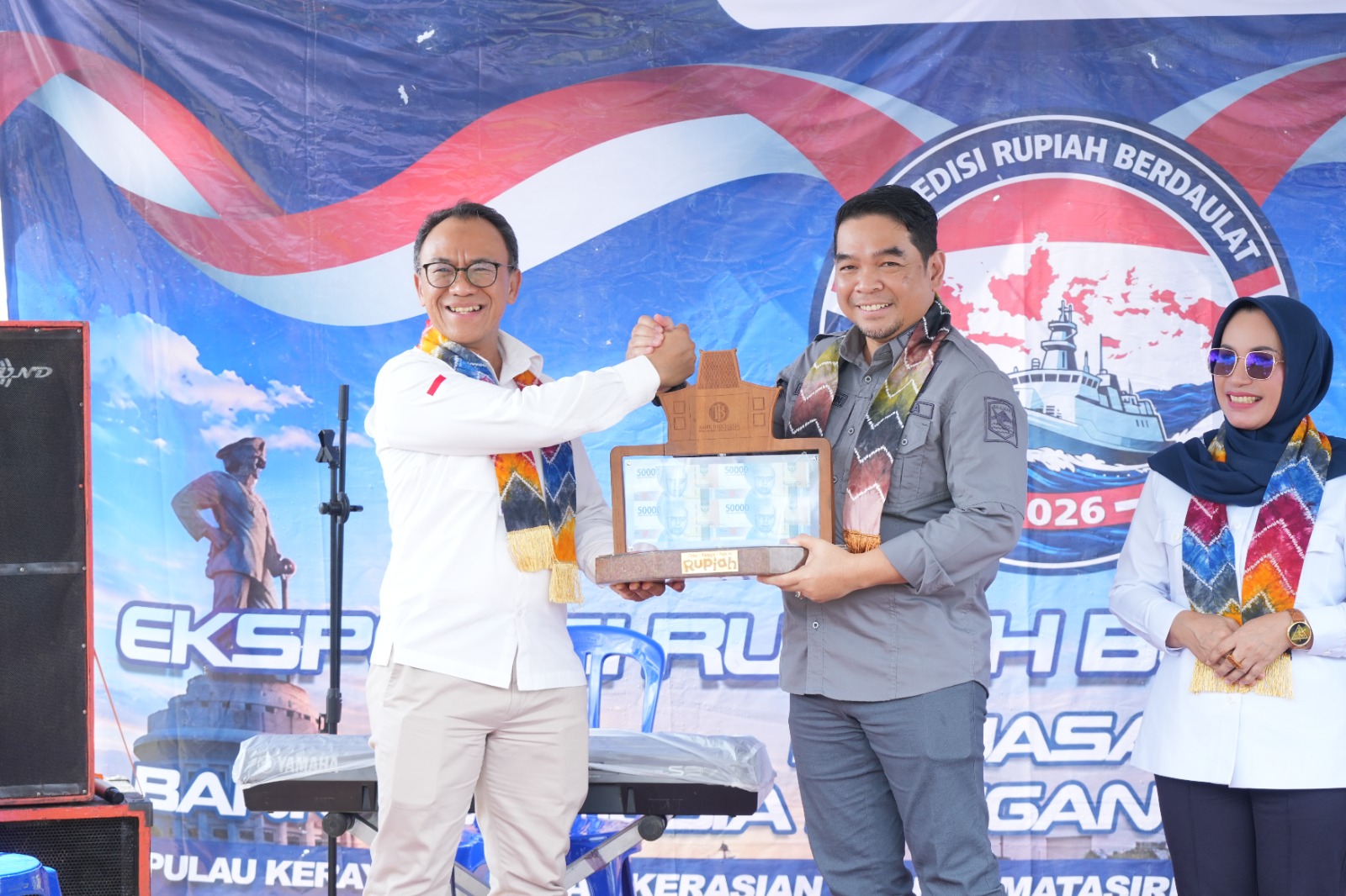 BI dan TNI AL Tutup Ekspedisi Rupiah Berdaulat 2026 di Kotabaru
