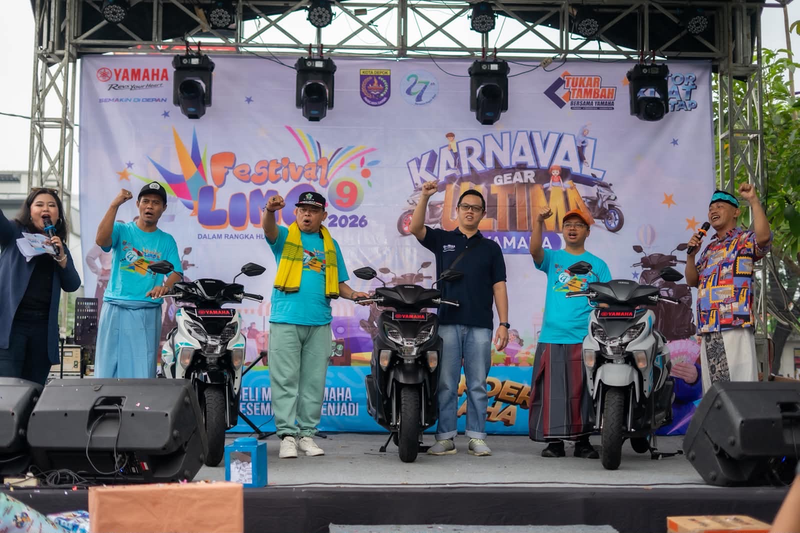Yamaha Karnaval GEAR ULTIMA Resmi Hadir di Depok, Usung Konsep Pesta Rakyat Modern