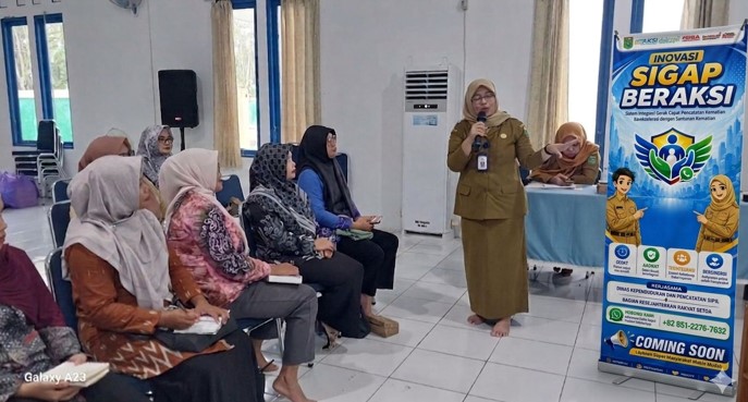 Disdukcapil Tanah Bumbu Gelar Sosialisasi Pencatatan Sipil dan Inovasi SIGAP BERAKSI di 12 Kecamatan