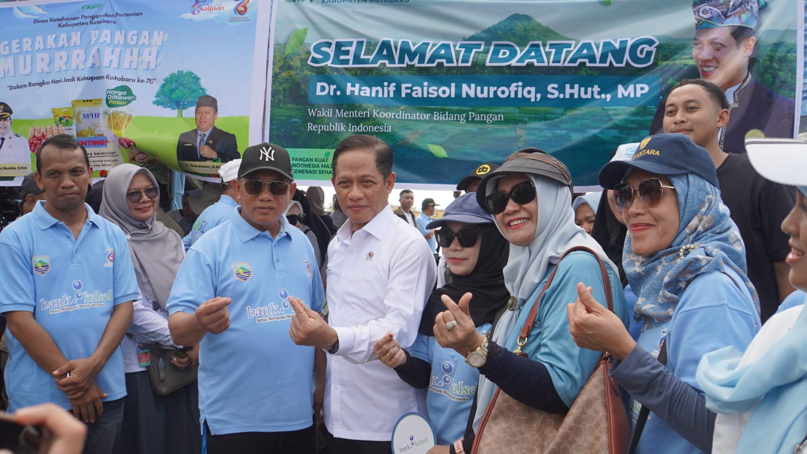 Bupati Kotabaru Sambut Hangat Kehadiran Wamenko Pangan