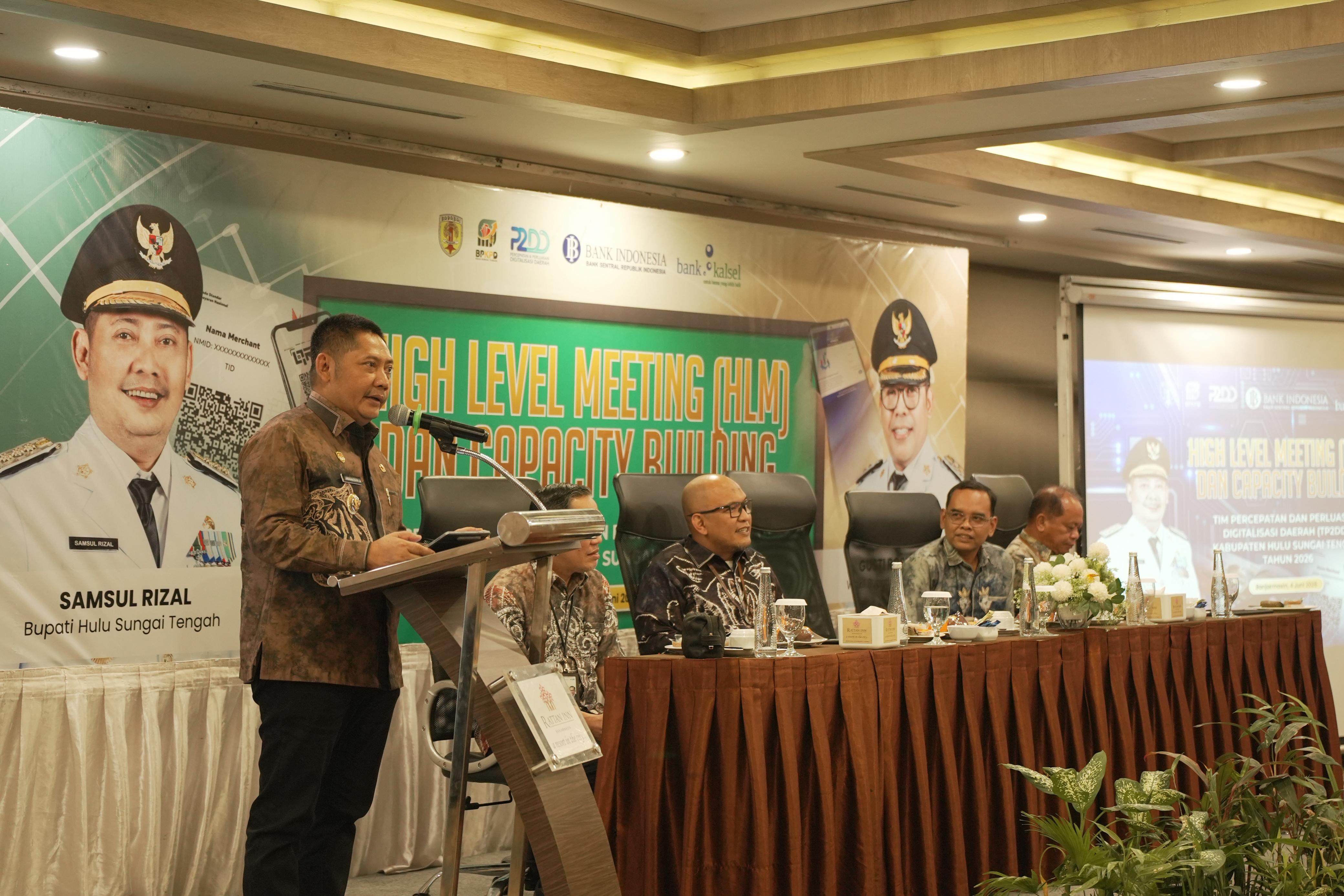 Samsul Rizal Buka High Level Meeting Capacity Building