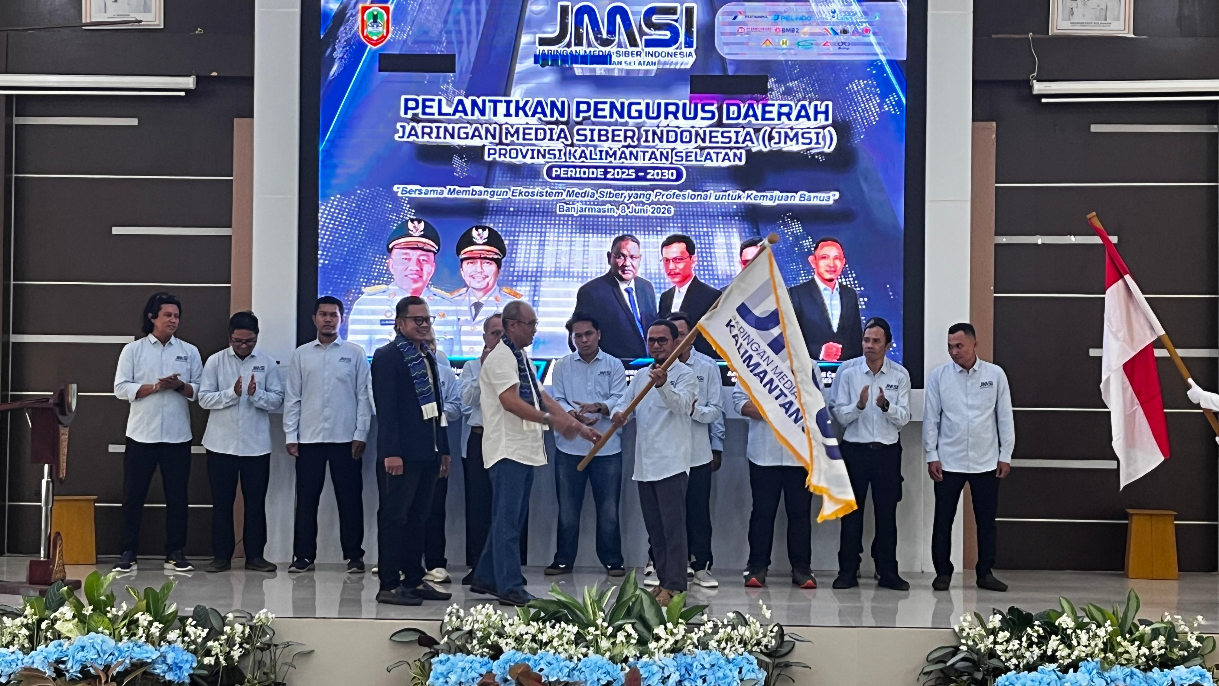 Pemkab Kotabaru Hadiri Pelantikan JMSI Kalsel 2025–2030, Dukung Penguatan Media Siber