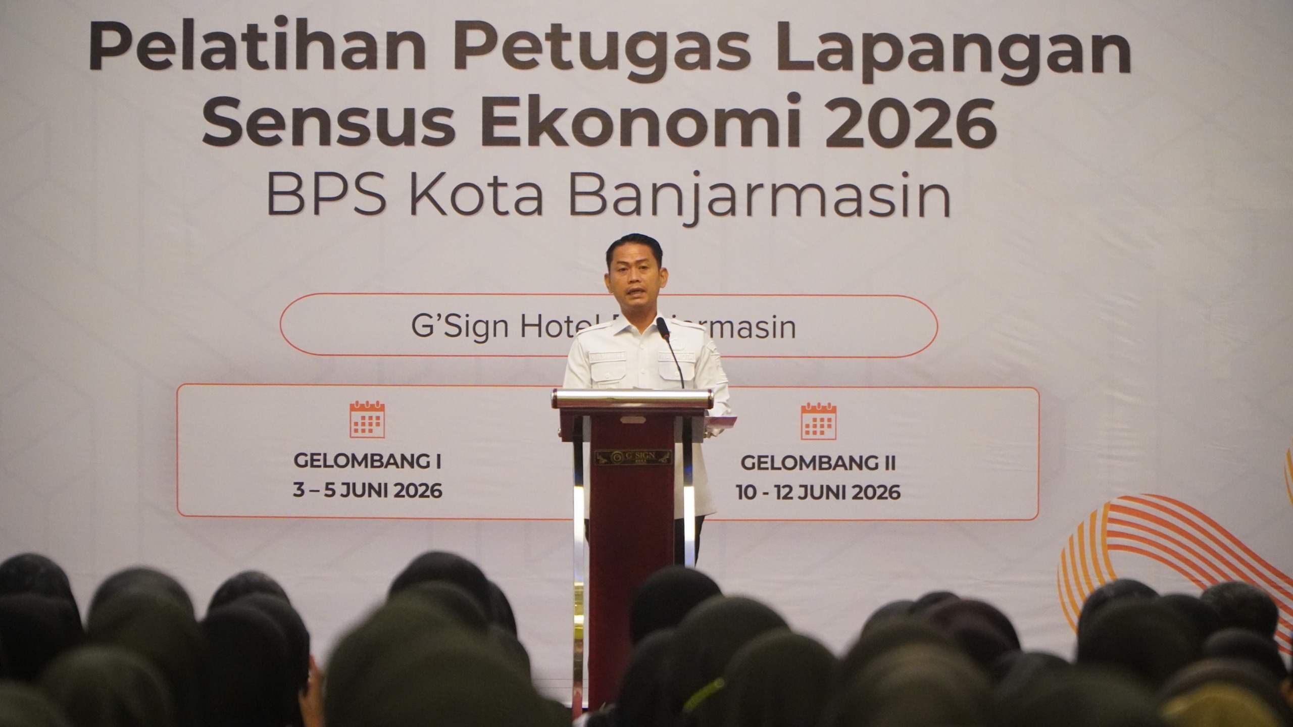 Walikota Banjarmasin Canangkan Sensus Ekonomi 2026