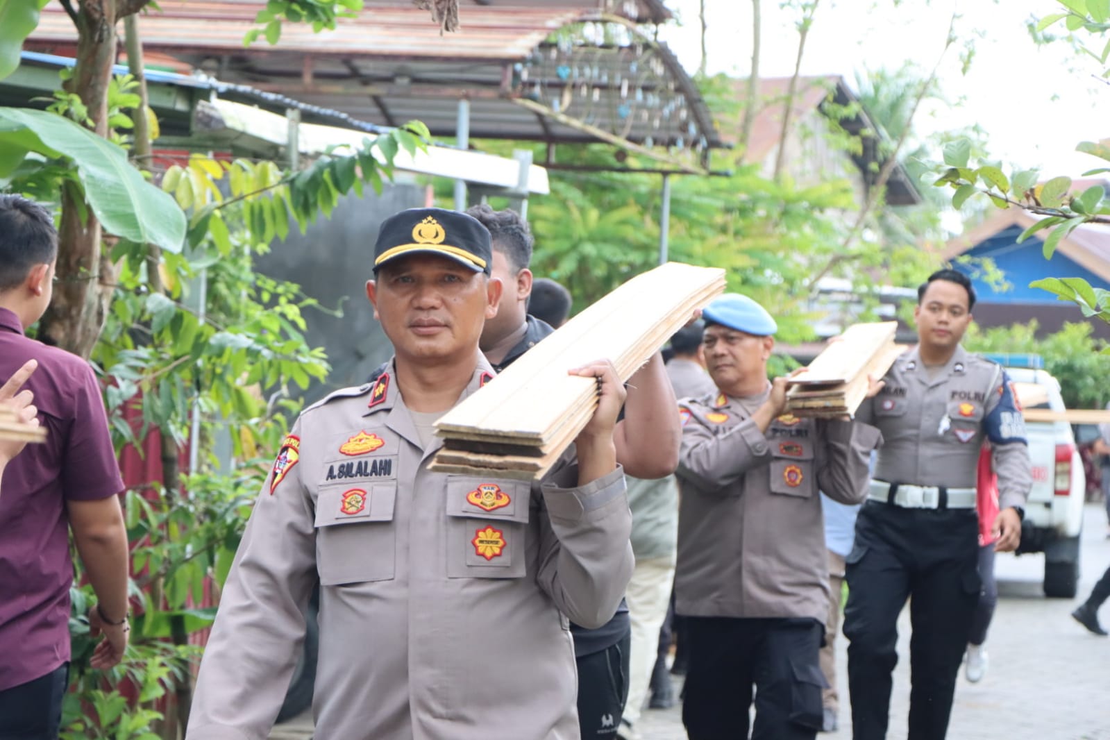 Polres HST Kembali Bedah Rumah Warga
