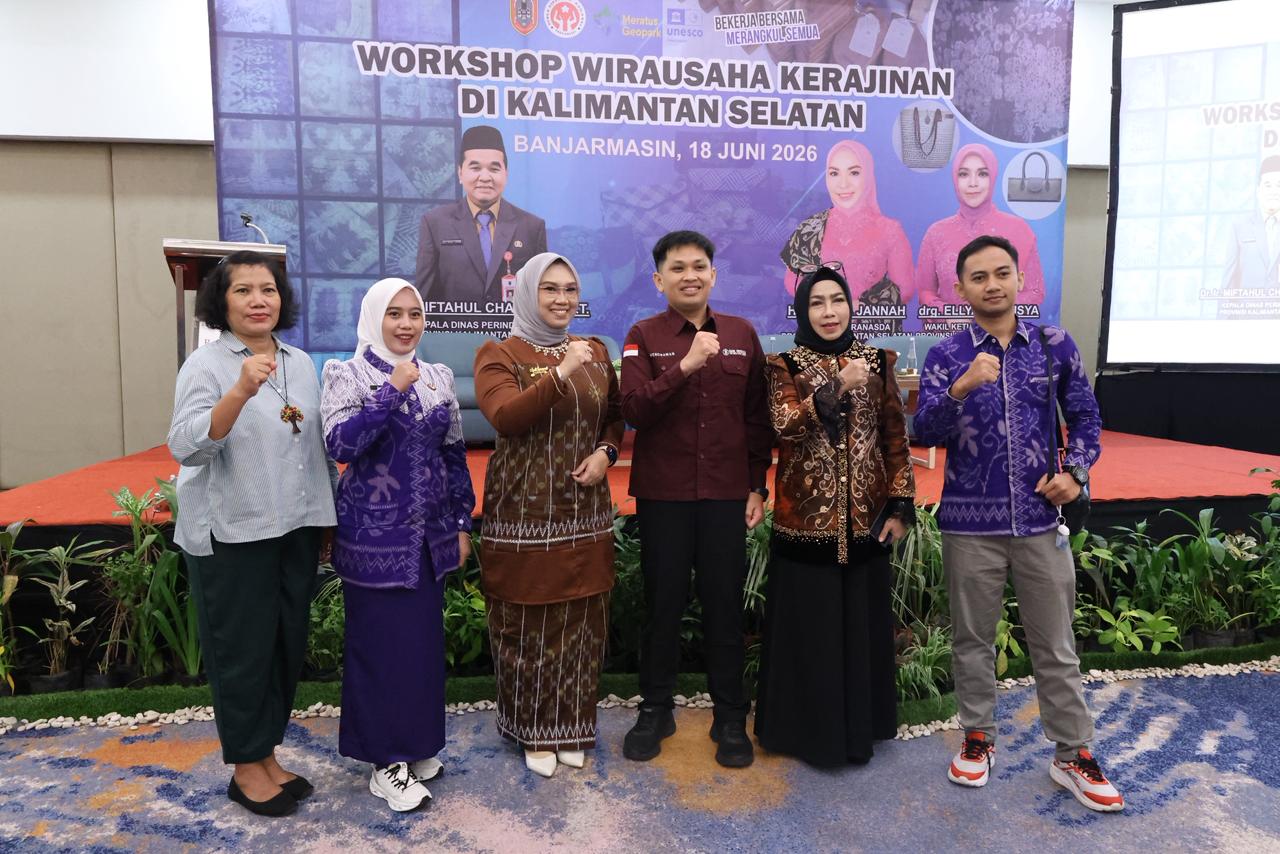 Workshop Wirausaha Kerajinan, Ketua Dekranasda Tanah Bumbu Dorong Inovasi dan Promosi Digital Produk Lokal