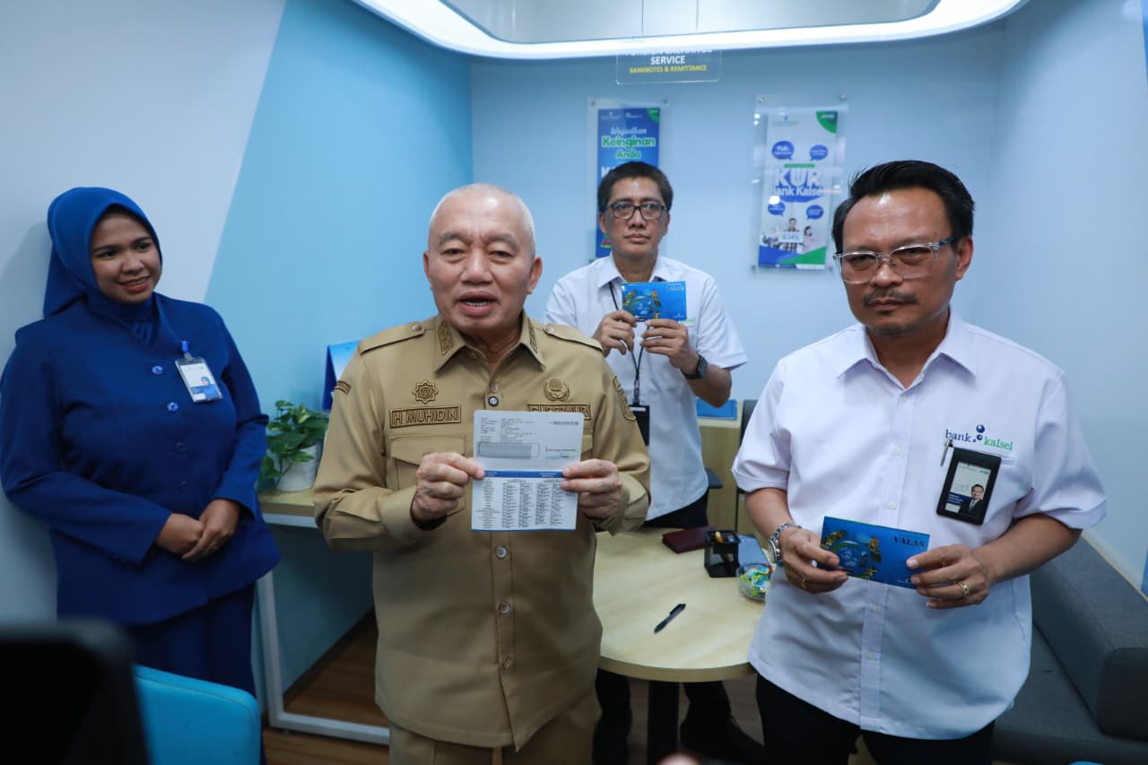 Gubernur H. Muhidin Launching Layanan Devisa Bank Kalsel, Siap Layani Transaksi Internasional