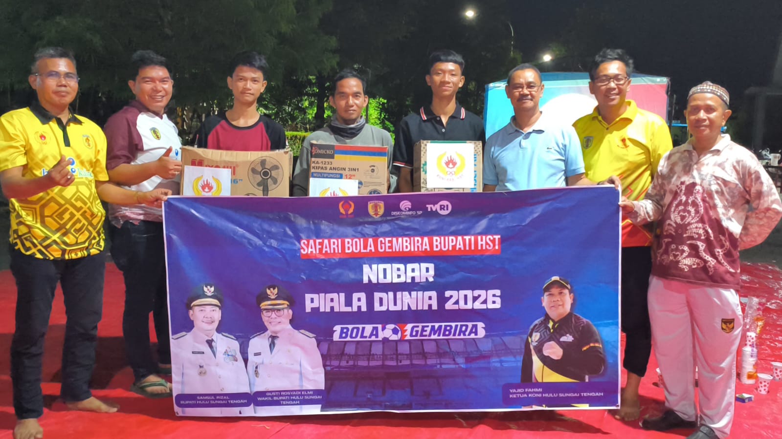 Mempererat Kebersamaan Masyarakat, Pemkab Gelar Safari Bola Gembira Bupati HST