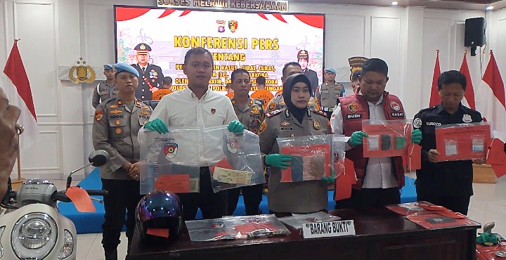 Polres Kapuas Ungkap 5 Kasus Tindak Pidana