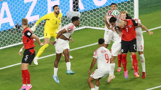 Hasil Piala Dunia: Bunuh Diri dan Penalti, Austria Gilas Yordania 3-1