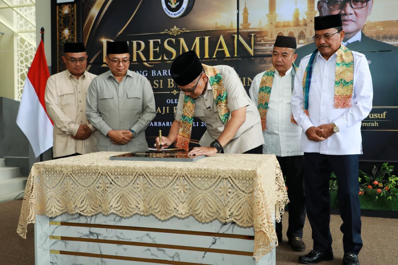 Peresmian Gedung Baru Asrama Haji, Gubernur Kalsel: Komitmen Meningkatkan Kualitas Pelayanan Masyarakat
