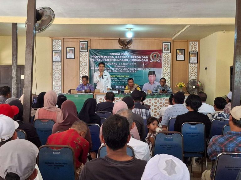 DPRD Kalsel Gaungkan Perda GDPK di Cempaka