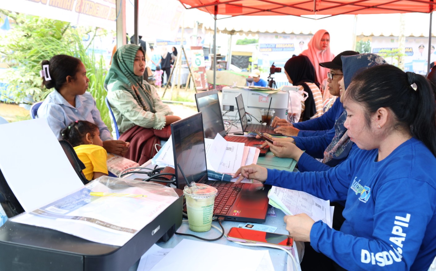 Aksi Sinergitas Merah Putih 2026 di Satui: Antusiasme Warga Warnai Senam, Storytelling, dan Layanan Publik