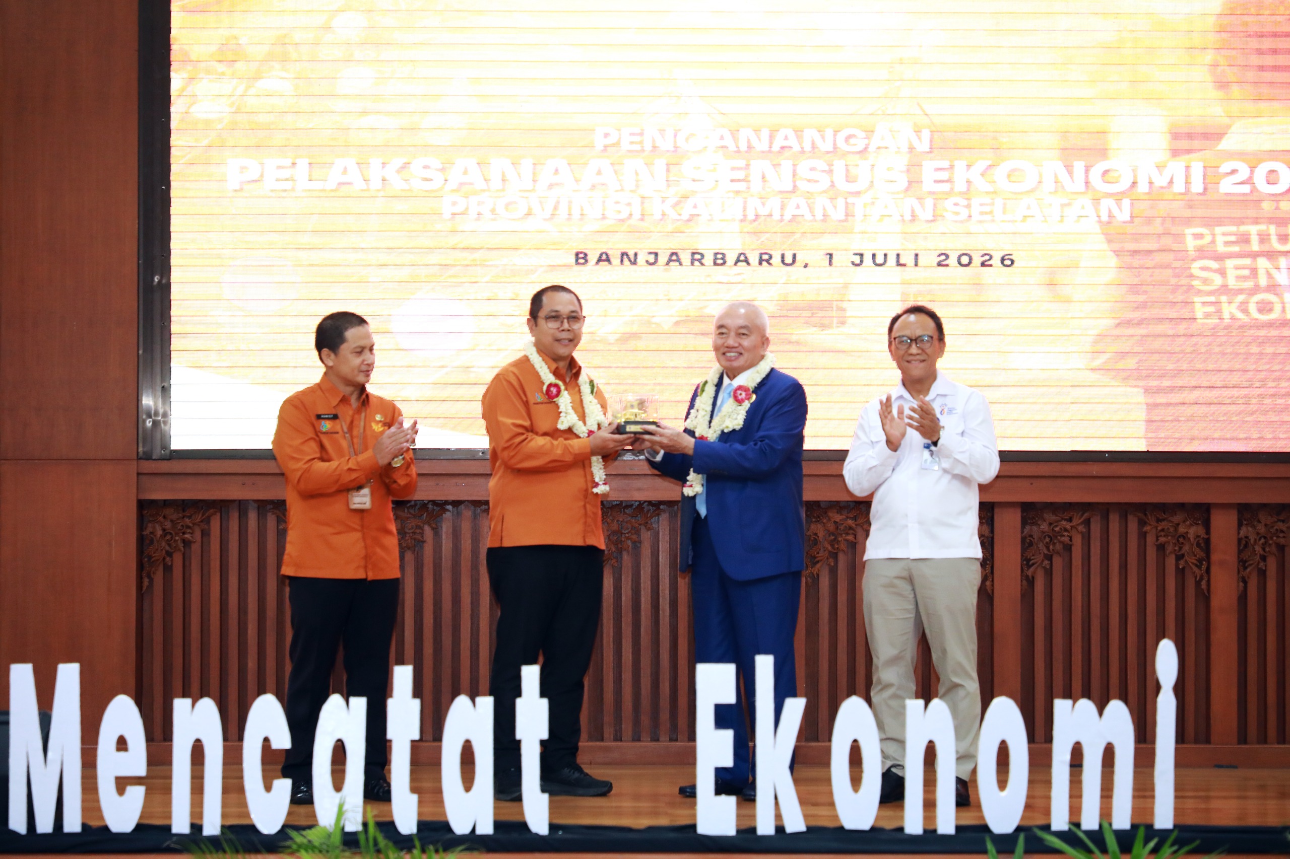 Gubernur Kalsel Canangkan Pelaksanaan Sensus Ekonomi 2026