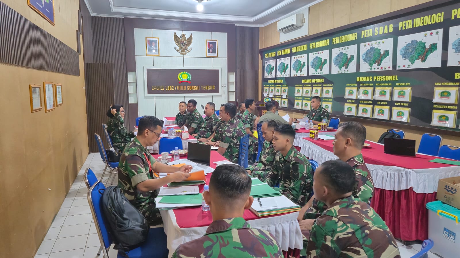 Tim Audit Itdam XXII Cek Administrasi dan Progres Pembangunan Jembatan
