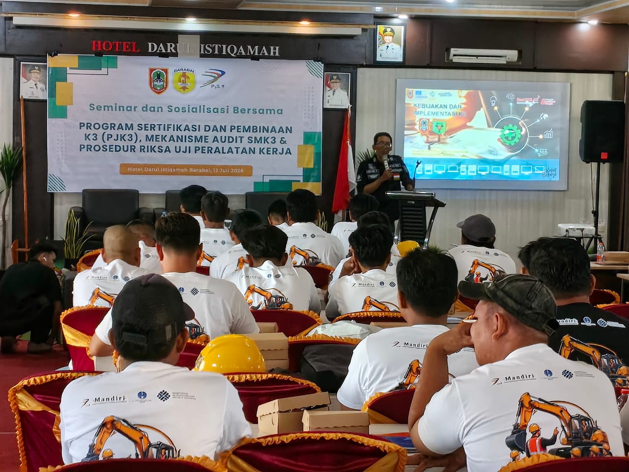 Samsul Rizal Apresiasi Sosialisasi dan Pelatihan Seminar Sertifikasi K3