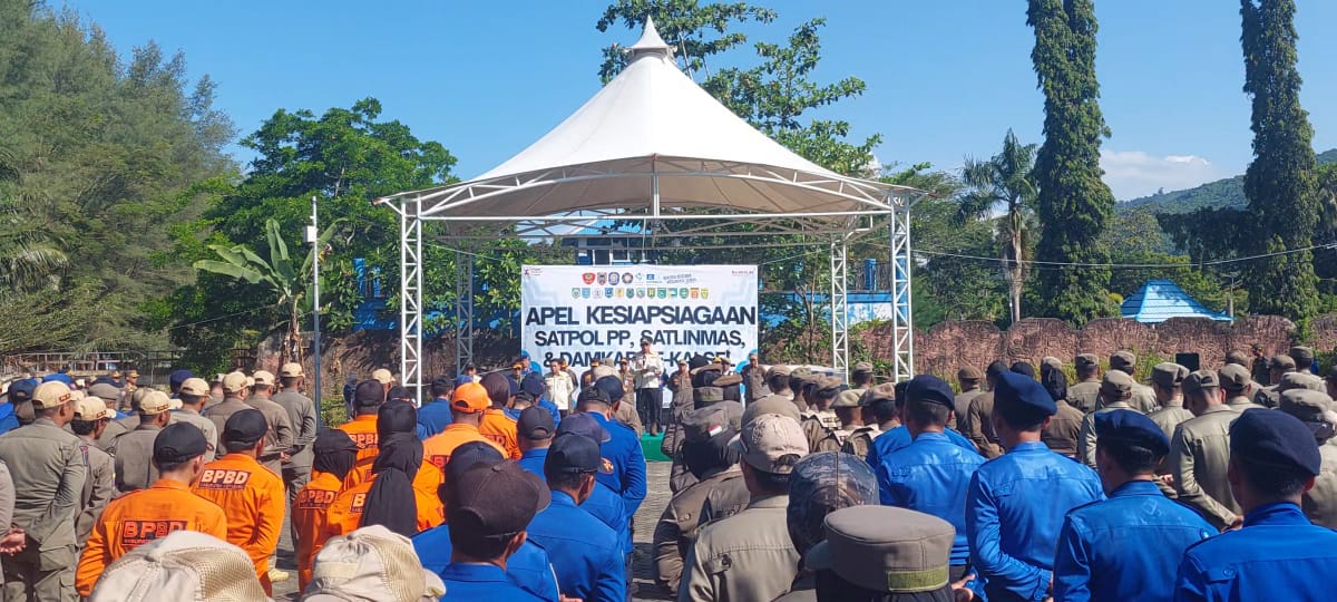 Kotabaru Jadi Tuan Rumah Apel Pasukan Kesiapsiagaan Satpol-PP dan Damkar Se-Kalsel