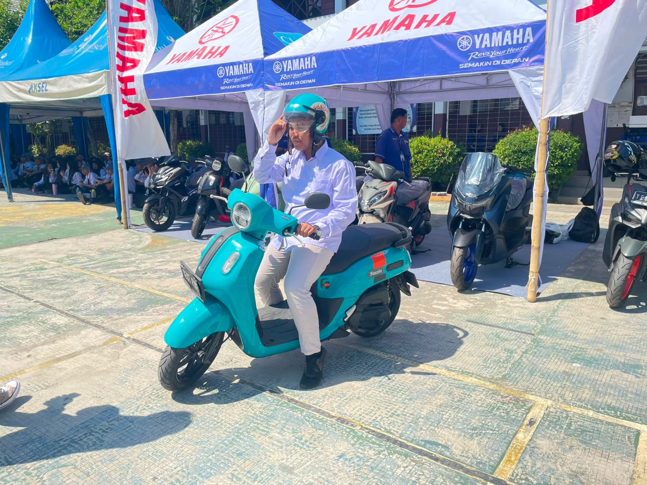 Meriah! MPLS di SMKN 1 Banjarmasin Bareng STSJ Yamaha, Edukasi hingga Hiburan