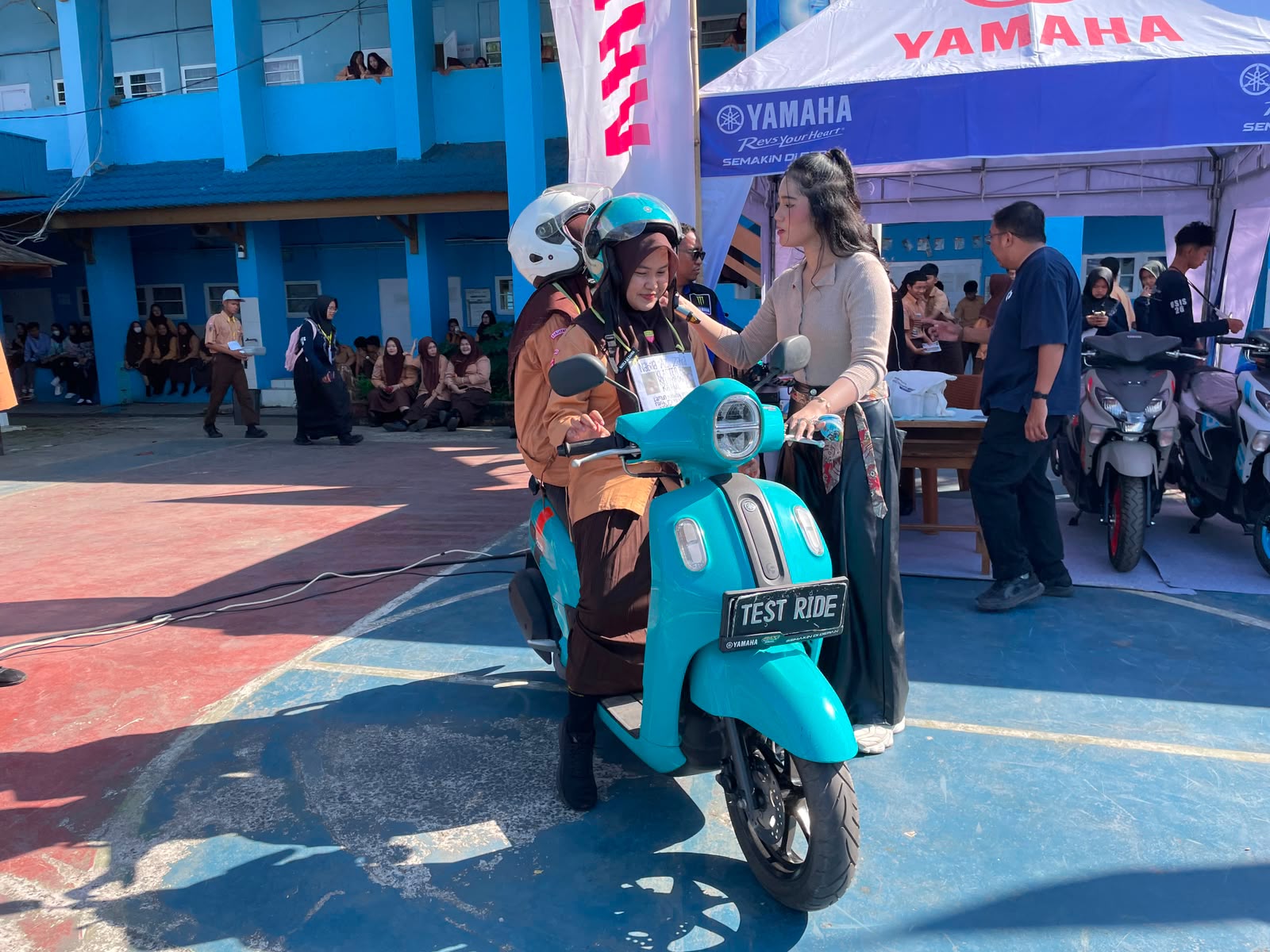 SMAN 2 Banjarmasin di Gass Poll, Event MPLS Bareng STSJ Yamaha Tambah Seru dan Edukatif!