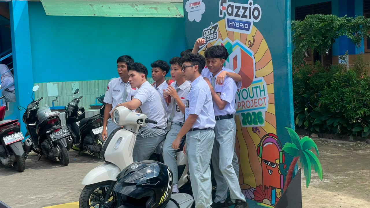 Yamaha Hadir di MPLS SMAN 1 Banjarmasin, Begini Keseruannya