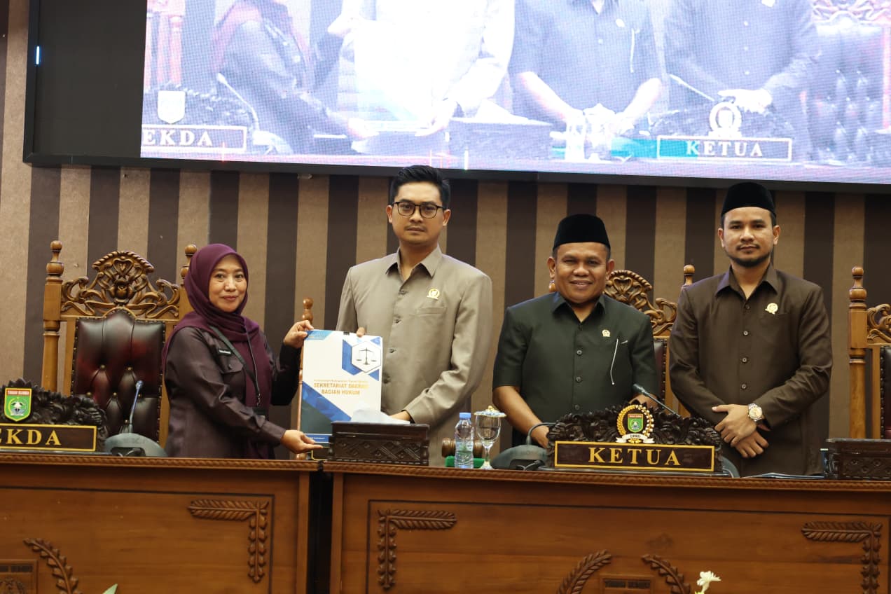 Penyampaian Raperda Perubahan atas Perda Nomor 1 Tahun 2024