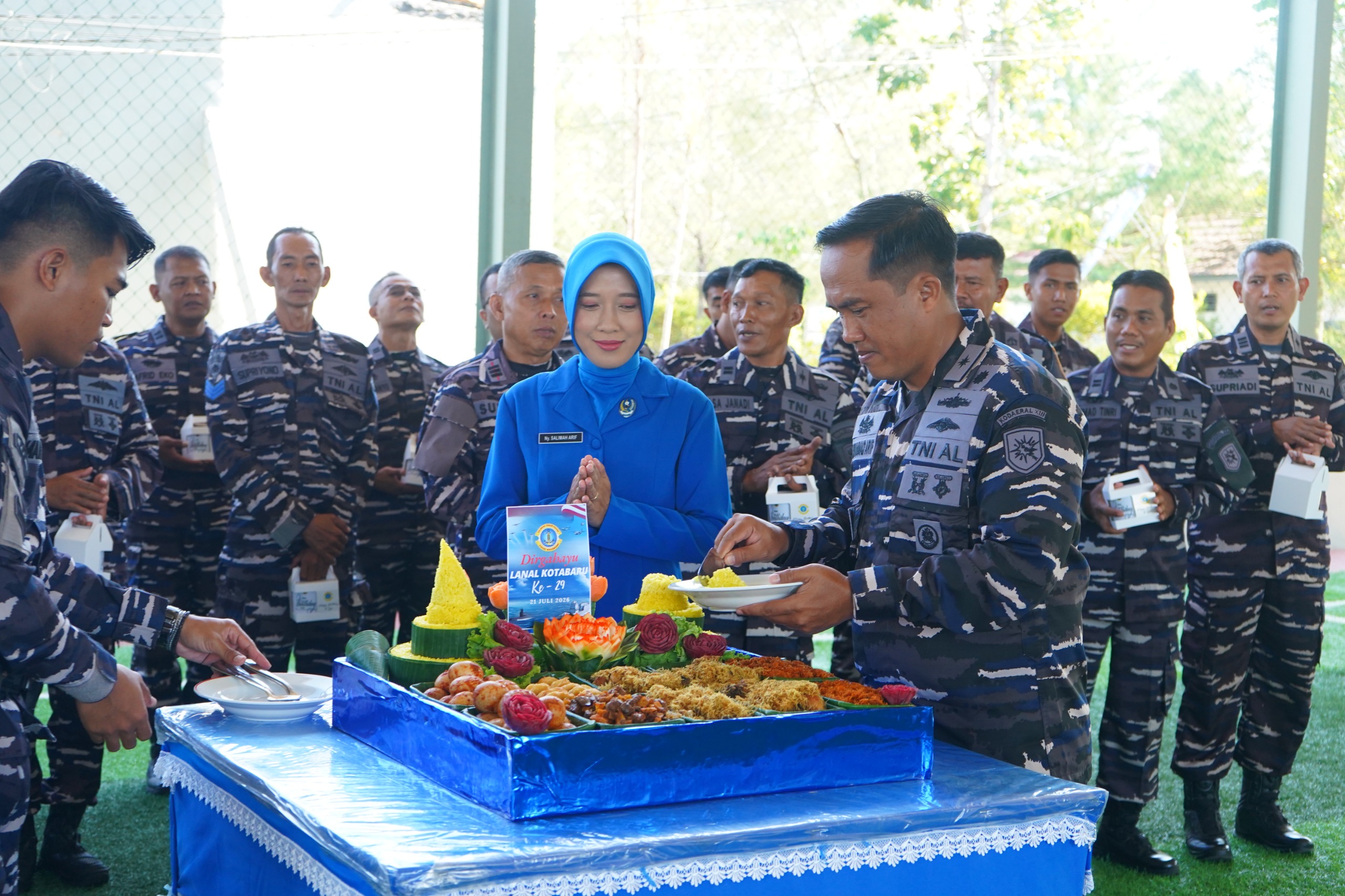 Lanal Kotabaru Teguhkan Komitmen Jaga Keamanan Laut