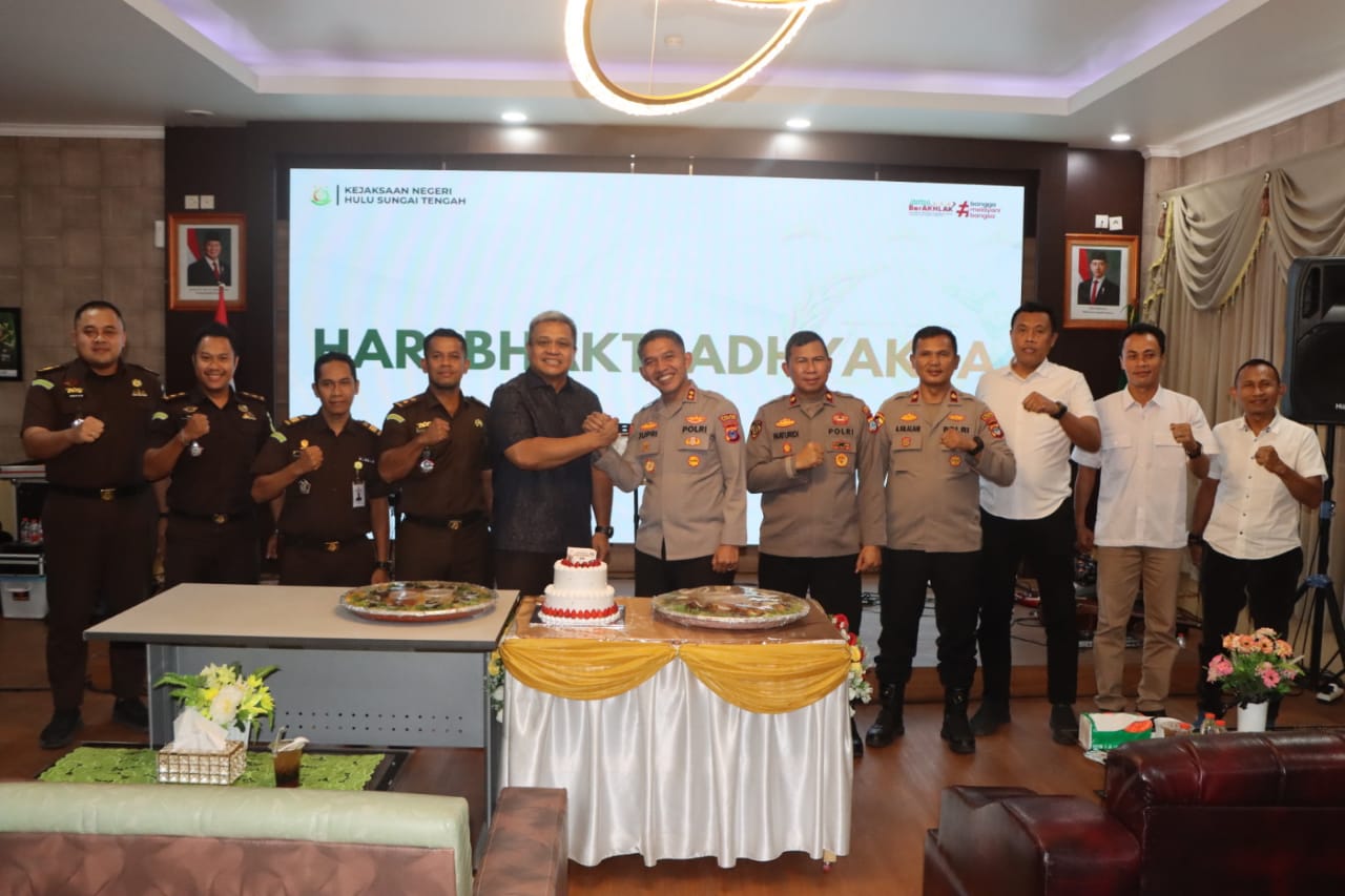 Hari Bhakti Adhyaksa Ke-66, Polres HST Silaturahmi ke Kejari