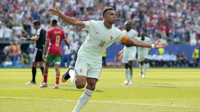 Hasil Piala Dunia: Mbappe Cetak Gol, Prancis Hajar Maroko 2-0