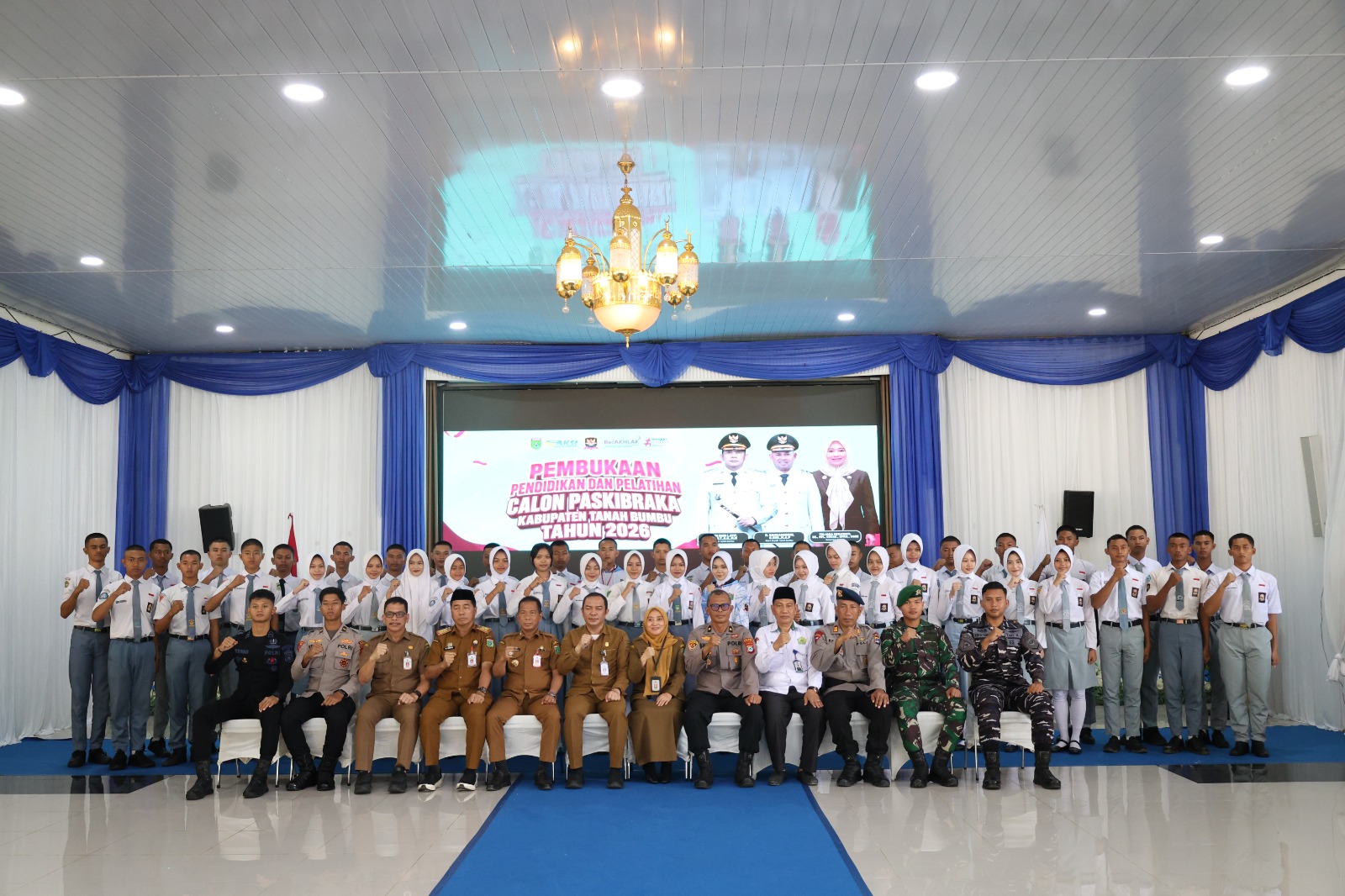 Bupati Tanah Bumbu Resmi Buka Pemusatan Pendidikan dan Pelatihan Calon Paskibraka 2026