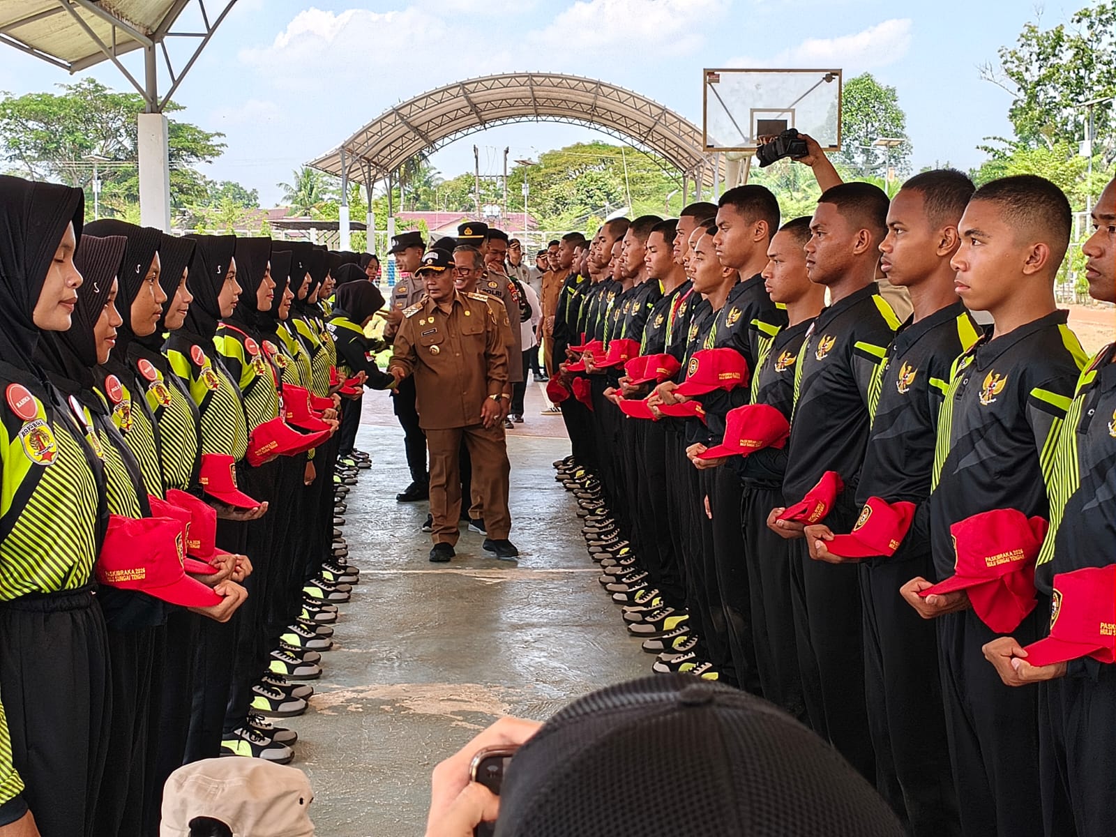 Diklat Paskibraka Resmi Dibuka, Ini Pesan Bupati HST Samsul Rizal