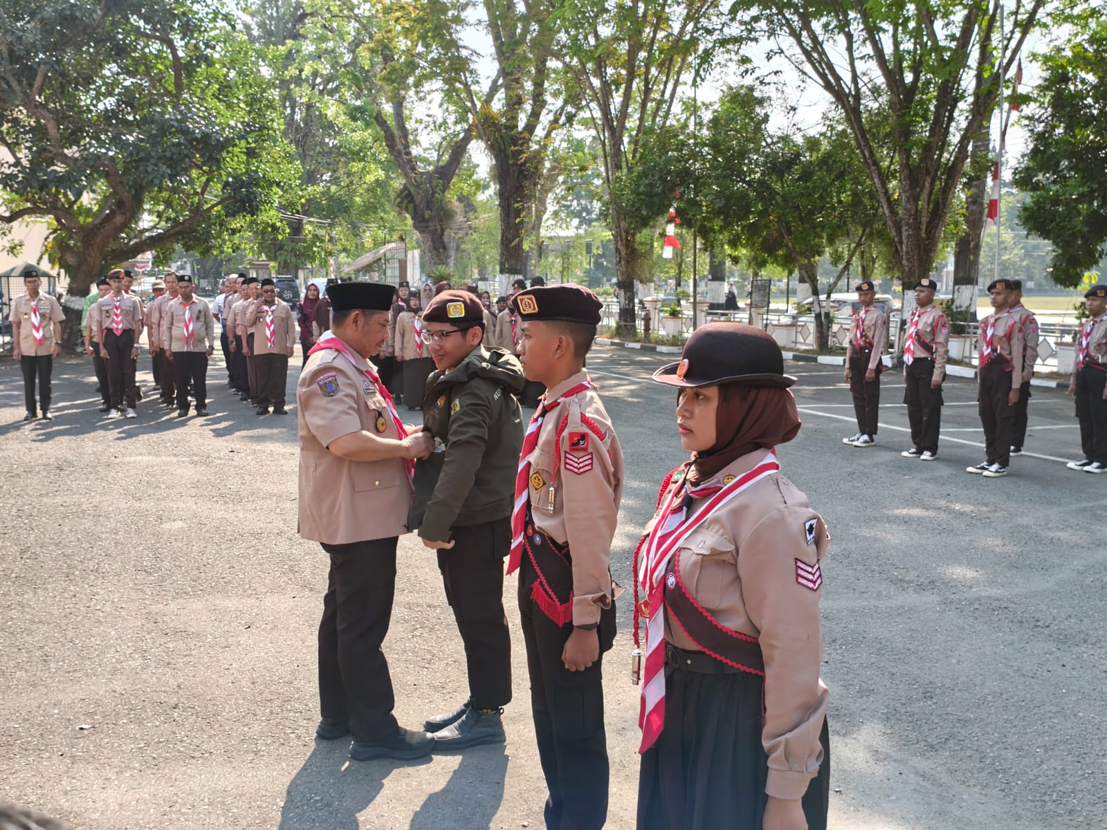 Samsul Rizal Lepas Kontingen Gerakan Pramuka HST