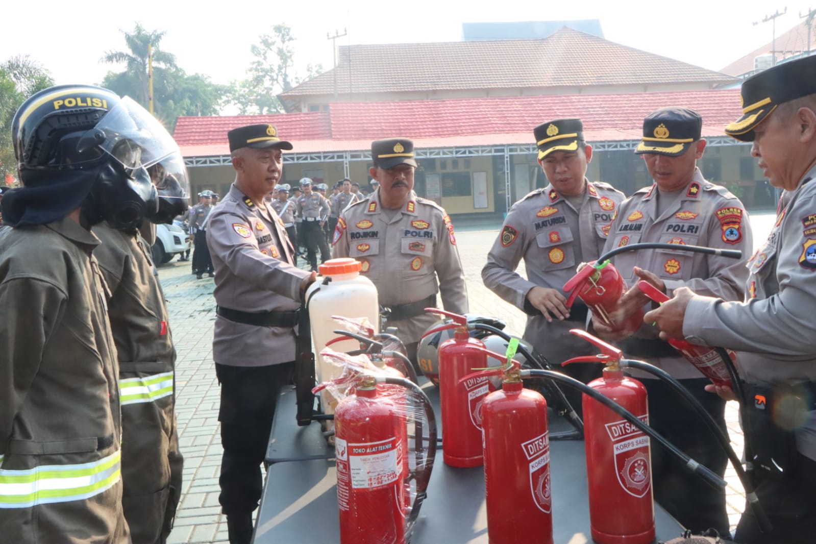 Polres HST Apel Gelar Pasukan Antisipasi Karhutla