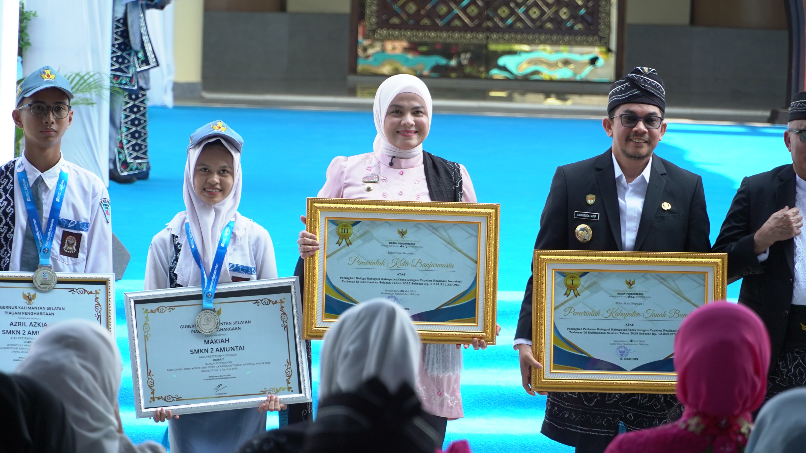 Banjarmasin Sabet Dua Penghargaan pada Puncak Harjad Ke-76 Kalsel
