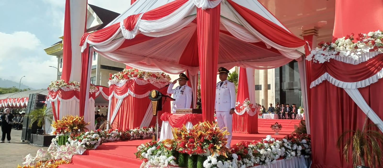 Bupati Kotabaru Pimpin Upacara Pengibaran Bendera HUT Ke-81 RI