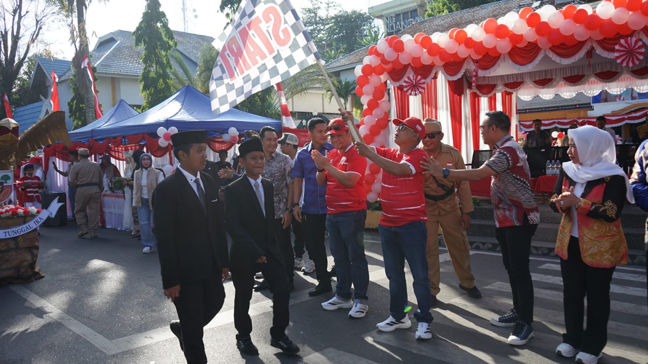 Ribuan Peserta Meriahkan Karnaval HUT Ke-81 RI di Kotabaru