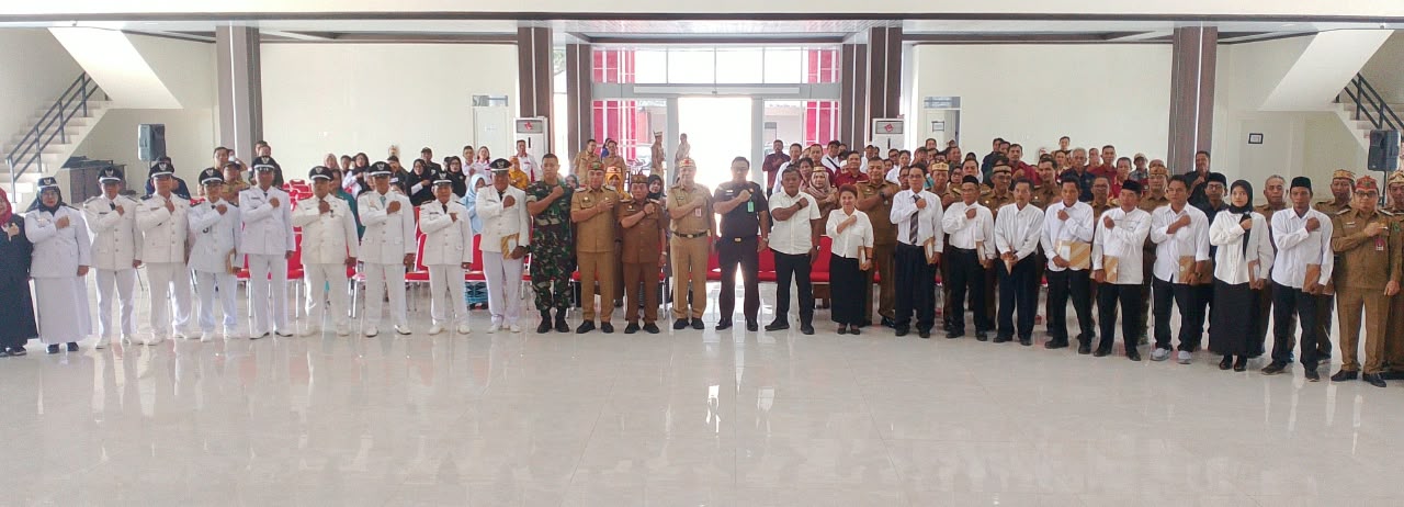 Bupati Wiyatno Lantik 10 Penjabat Kades dan Anggota BPD Antarwaktu